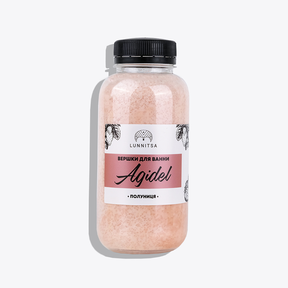Lunnitsa, Vonios kremas Agidel "Braškė", Bath cream Agidel "Strawberry" - Image 4