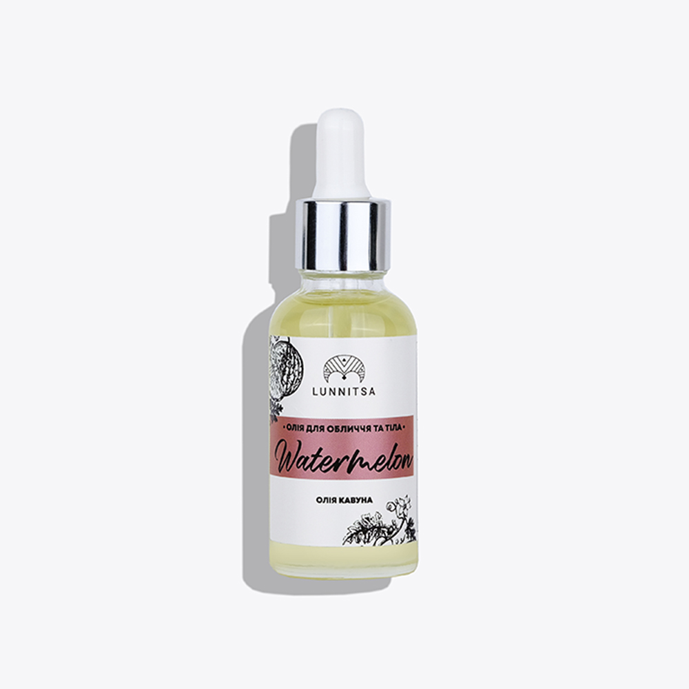 Lunnitsa, Aliejus "Arbūzo kaulai" veidui, Oil "Watermelon seeds" for the face , 30 ml - Image 3