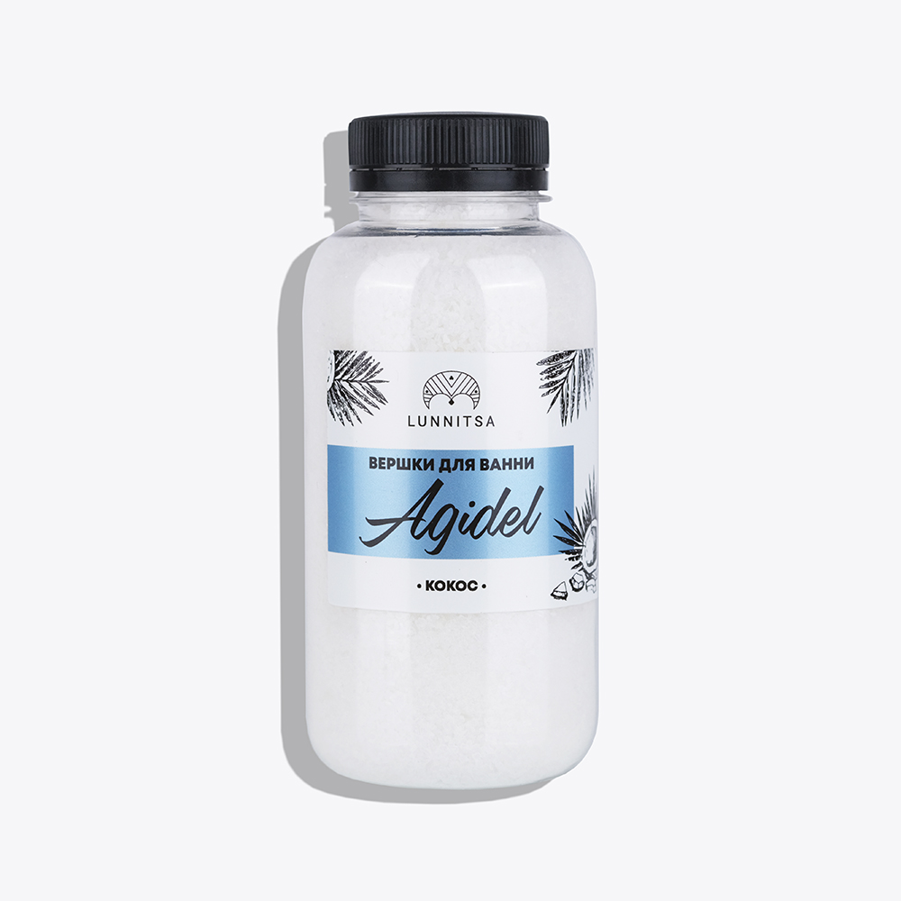 Lunnitsa, Vonios kremas Agidel "Coconut", Bath cream Agidel "Coconut" - Image 4