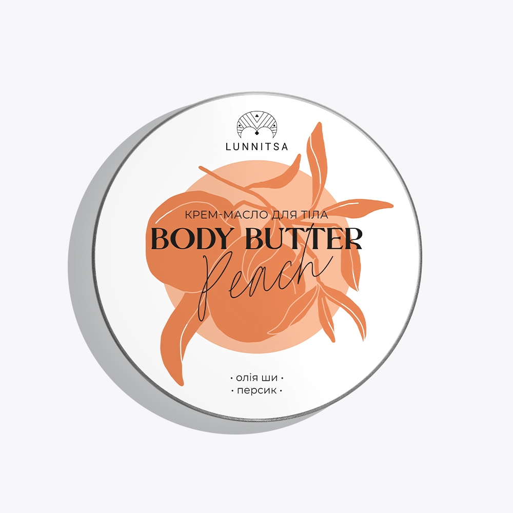 Lunnitsa, Body butter "Peach", Kūno sviestas "Persikas", 100 ml - Image 3