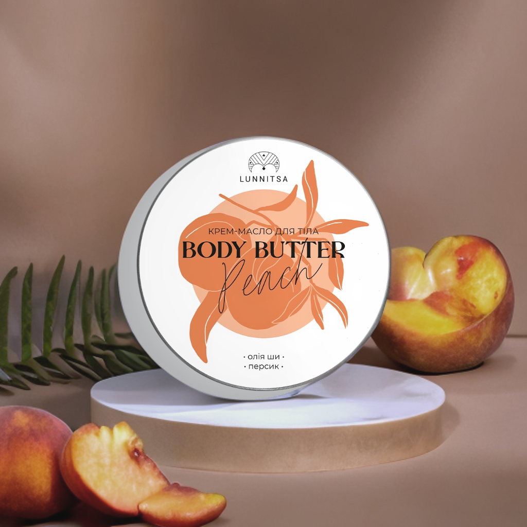Lunnitsa, Body butter "Peach", Kūno sviestas "Persikas", 100 ml