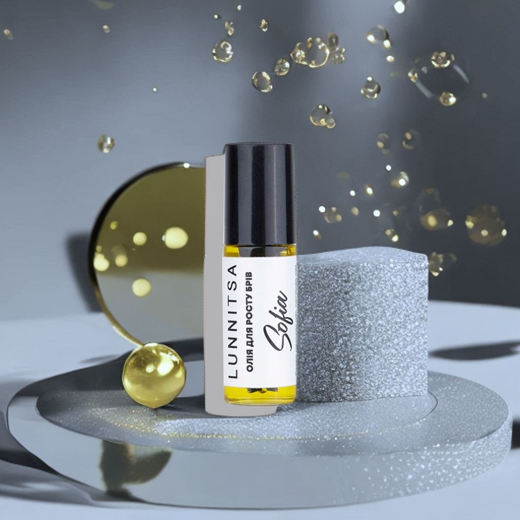 Lunnitsa, Aliejus antakių ir blakstienų augimui Sofija, Oil for eyebrow and eyelash growth Sofia, 3ml