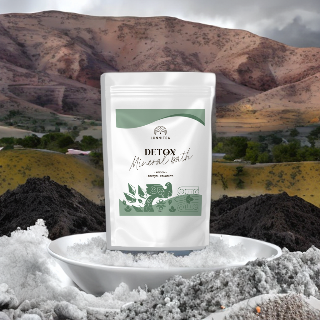 Lunnitsa, Detox mineralinė vonia, Detox mineral bath, 300 g