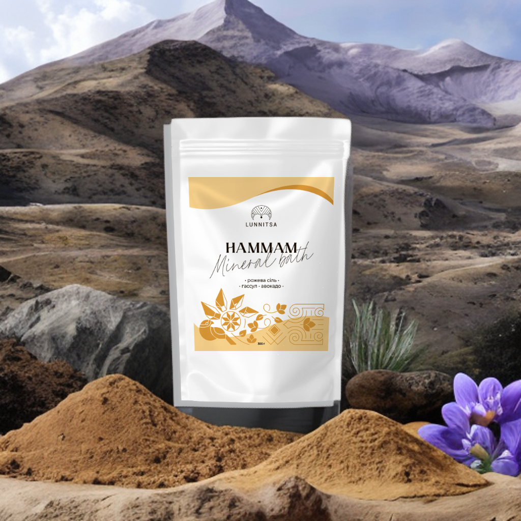 Lunnitsa, Mineralinis mišinys "Hammam", Mineral mixture "Hammam"300 g